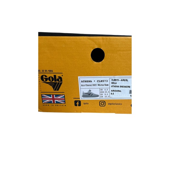 Gola Athena Sneakers Light Blue Red Suede Platform Gum Sole Womens Size 8.5 - Picture 6 of 6